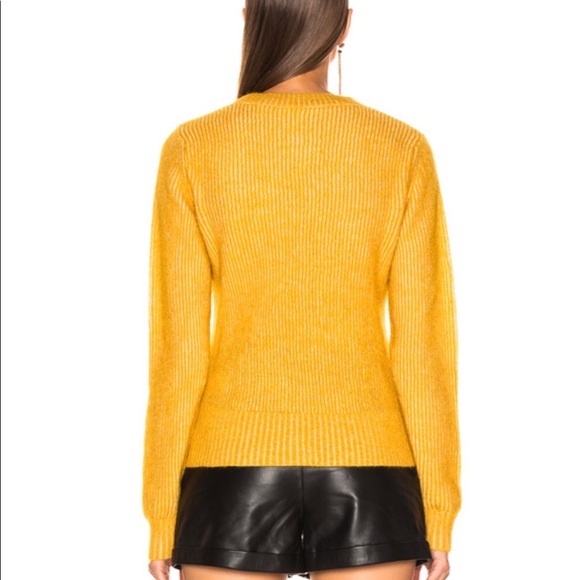FRAME
Mohair Crew mustard Sweater - Picture 3 of 8
